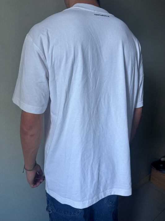 Classic White New Balance Tee – Minimalist Essential