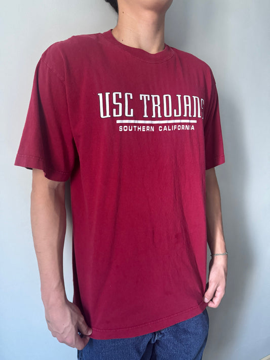 Vintage USC Trojans Graphic Tee – Cardinal Red